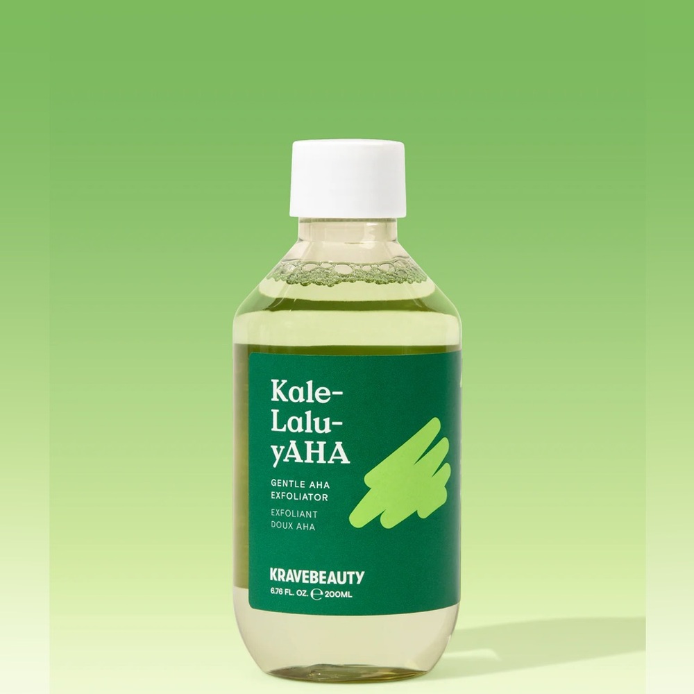 KRAVE BEAUTY Kale-Lalu-yAHA Gentle AHA Exfoliator. NEW IN BOX